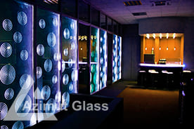 Перегородки с подсветкой